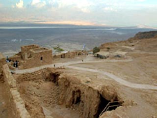 Древнюю крепость Массада возле Мертвого моря размывают дожди