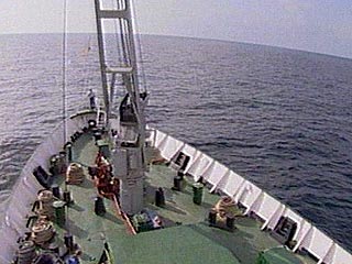 В территориальных водах Грузии задержано судно под флагом России