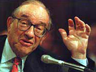 Сенат США утвердил Алана Гринспена на пятый и последний срок на посту председателя Федеральной резервной системы