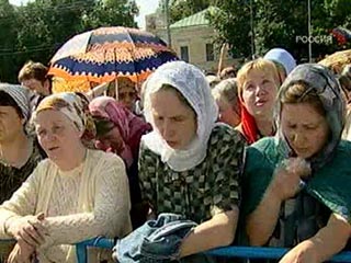 Москва прощается с Тихвинской иконой Богородицы