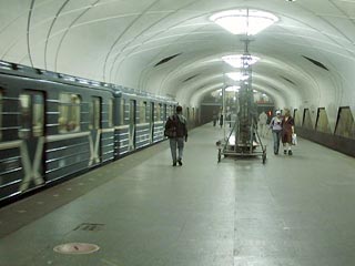 В Москве на станции метро "Аэропорт" под колесами поезда погиб мужчина
