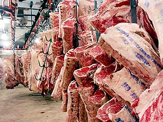 На 14-ом хладокомбинате Москвы 28-29 июня было обнаружено 13,7 тонны говяжьей печени из США, предположительно зараженной коровьим бешенством