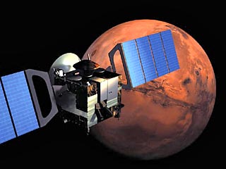 Орбитальная станция Mars Express, принадлежащая Европейскому космическому агентству обнаружила в атмосфере "красной планеты" следы аммиака, что может означать существование на Марсе органической жизни