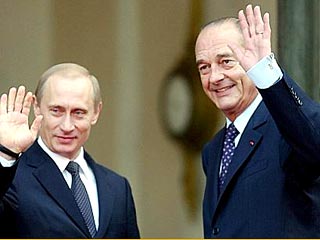 Американцы относятся к Владимиру Путину лучше, чем к Жаку Шираку