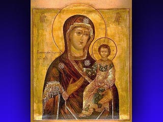 В день православного праздника, посвященнного Смоленской иконе Божией Матери, в Тюменском областном музее изобразительных искусств была развернута экспозиция, представляющая зрителям иконы одного из четырех основных иконописных циклов - богородичного