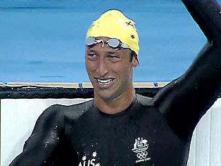 Иан Торп получил первое золото в афинской воде