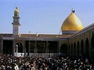 Действия американцев в священном для шиитов городе Неджефе участники акции назвали "позорным нарушением международного закона об охране святых мест" и о которых христиане и мусульмане не могут молчать