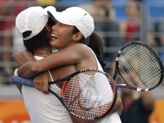 Китай сенсационно завоевал золото в теннисе