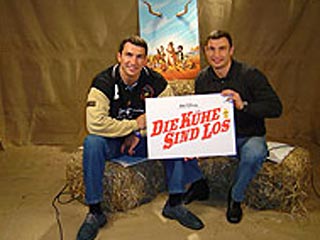 Виталий и Владимир Кличко приняли участие в озвучании мультфильма "Die Kuhe Sing Los" ("Жизнь на ферме")