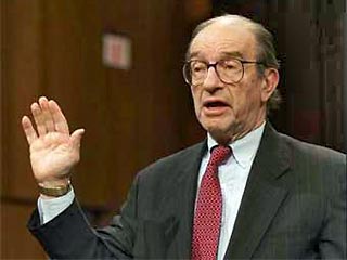 Глава ФРС Алан Гринспен осторожно рассказал конгрессменам об экономике