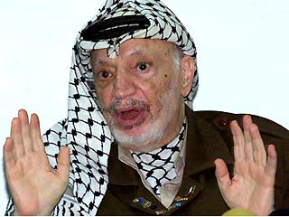 Шарон публично пообещал выслать Арафата "в подходящий момент"