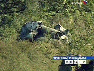 Упавший в Чечне вертолет Ми-24 не был сбит боевиками, а зацепился хвостом за линию электопередач