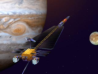 К покрытым льдом спутникам Юпитера отправится зонд NASA с ядерной установкой