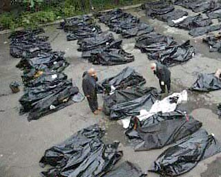 70 неопознанных тел погибших в Беслане будут отправлены в лабораторию в Ростове-на-Дону