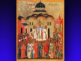 Праздник установлен в ознаменование обретения в IV веке креста, на котором был распят Иисус Христос, царицей Еленой - матерью императора Константина