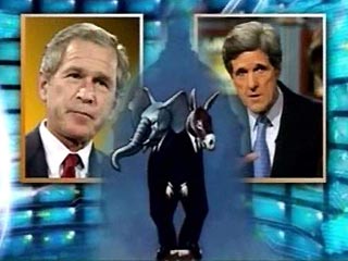 Америка увидит первый бой Буш-Керри в прямом эфире