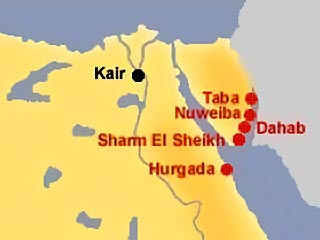 Сразу три взрыва прогремели поздно вечером в четверг и в ночь на пятницу на курортах Египта на Синайском полуострове