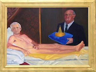 Картину с обнаженным Бушем запретили выставлять в Вашингтоне