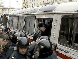 В Минске задержаны семеро участников акции протеста оппозиции