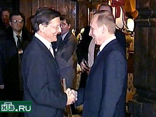Путин встречается с федеральным канцлером Австрии