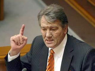 Лидер блока "Наша Украина" Виктор Ющенко заявляет, что не будет принимать участие в переговорном процессе, если будет идти речь о проведении повторных выборов президента