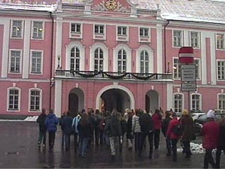 Эстонские бомжи провели пикет в Таллинне