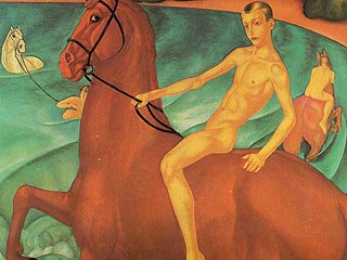В Вашингтоне в среду открывается выставка русского искусства, на которой будут представлены знаменитая картина Кузьмы Петрова-Водкина "Купание красного коня"