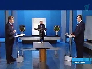 В ходе теледебатов Ющенко обвинил Януковича в попытке украсть будущее Украины