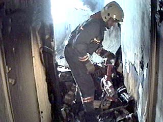 В городе Юрга Кемеровской области в результате пожара выгорели семь квартир