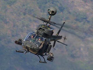 Американский вертолет OH-58 Kiowa разбился в пятницу на юго-западе Багдада, сообщает Reuters со ссылкой на американское командование. Данные о погибших и раненых пока не сообщаются