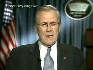 Министр обороны США Дональд Рамсфельд сообщил, что дважды просил Джорджа Буша отправить его в отставку, но оба раза президент отказывался удовлетворить прошение главы Пентагона