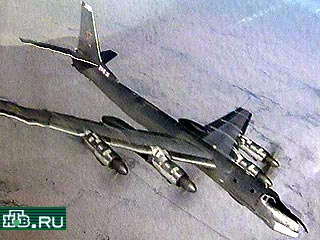 Российский стратегический бомбардировщик Ту-95 МС осуществил успешный запуск стратегической ракеты воздушного базирования