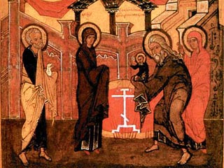 Православные христиане отмечают праздник Сретения Господня