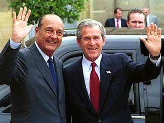 В отношениях между Шираком и Бушем ожидается потепление