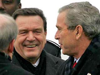 В Германию прибыл с визитом президент США Джордж Буш