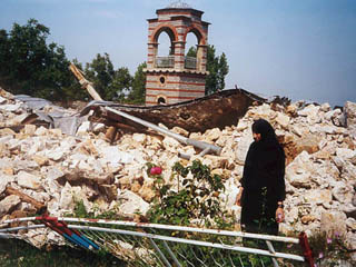 С момента ввода сил КФОР в Косово разрушены около 200 православных церквей