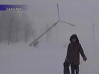 На Южные Курилы обрушился мощный циклон с сильными снегопадами и штормовыми порывами ветра. Об этом в субботу сообщили РИА "Новости" в гидрометеослужбе Сахалинской области