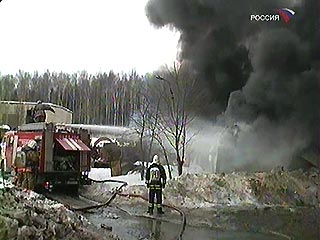 Пожар на территории промзоны в Зеленограде локализован