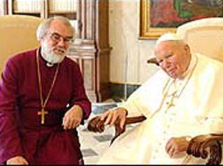 Архиепископ Кентерберийский Роуэн Уильямс, заявил, узнав о кончине Папы Римского, что  "Иоанн Павел II был носителем явного благочестия и другом Англиканской церкви в вопросах веры и молитв"
