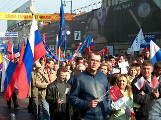 Массовые акции, организованные профсоюзами, а также различными политическими и общественными организациями, пройдут в Москве в день Весны и Труда