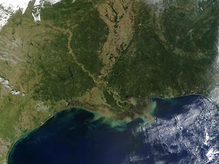 Под занавес XXI века большая часть американского штата Луизиана может уйти под воду Мексиканского залива. Вслед за ним на очереди побережье штата Техас