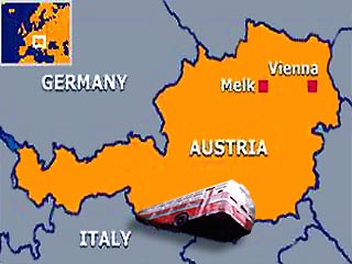 В Австрии потерпел аварию школьный автобус