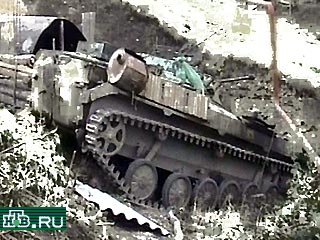 В Чечне взорвалась боевая машина пехоты