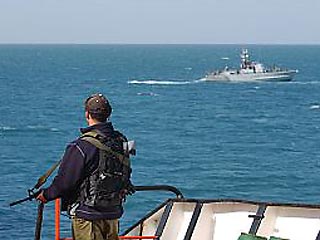 Военно-морские силы Израиля приступили к сооружению системы водных заграждений на северной границе сектора Газа