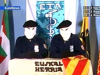 Баскская террористическая организация ЭТА объявила, что приняла решение с 1 июня прекратить индивидуальные покушения на выборных представителей политических партий Испании. Об этом говорится в коммюнике ЭТА