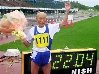 95-летний японец установил мировой рекорд на стометровке
