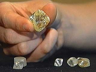 Столичная милиция перекрыла канал поставки необработанных алмазов