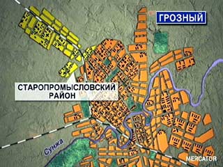 В Старопромысловском районе Грозного накануне вечером боевики обстреляли автомашины военнослужащих