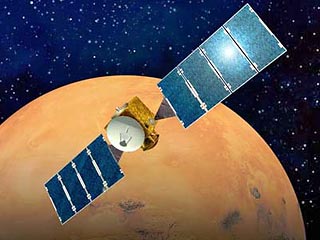 Гигантский кратер, на дне которого находится замерзшая вода, обнаружен на Марсе с помощью европейской космической станции Mars Express. Об этом сообщил в среду в Кельне представитель Немецкого центра авиации и космонавтики (DLR)