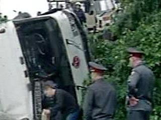 В Житомирской области Украины у села Зеленый Гай перевернулся туристический автобус с гражданами Белоруссии